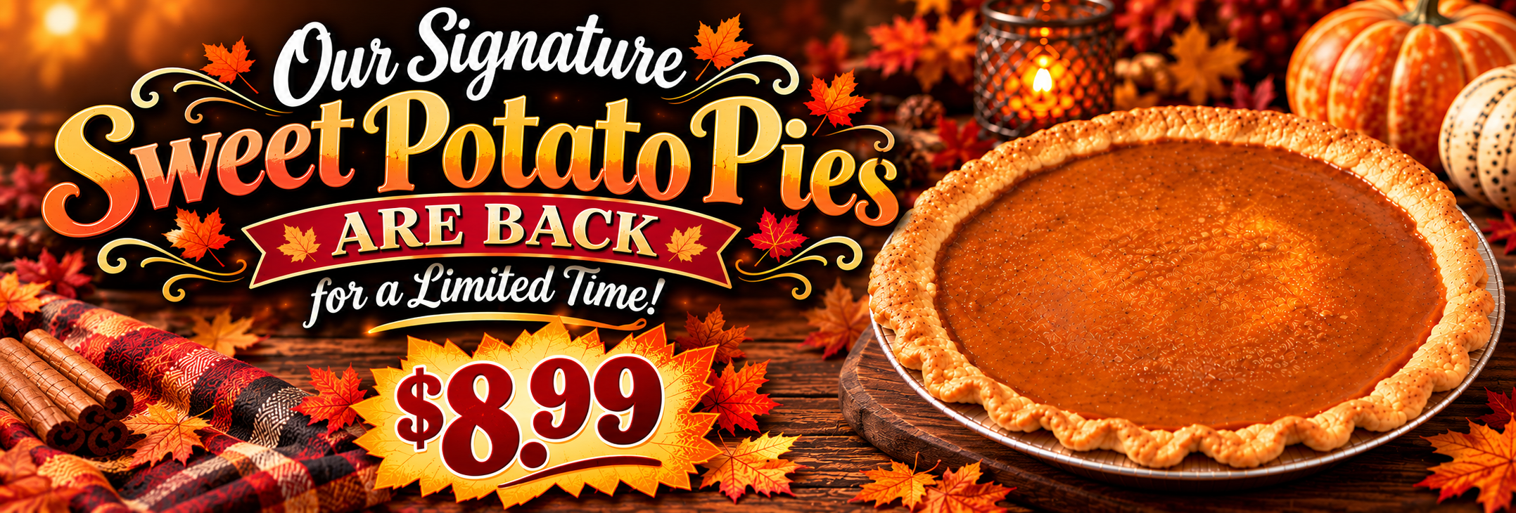 sweet potato pies